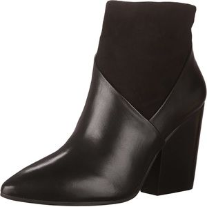 Vince Camino Raylan Leather Black Booties 7.5